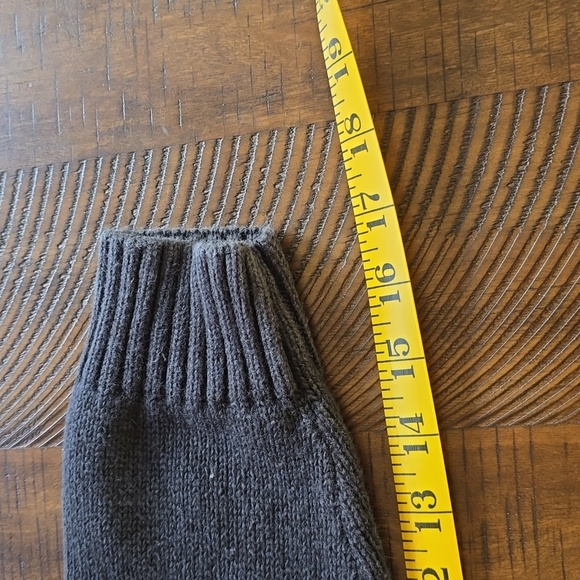 Chap's Men's Grey Fair Isle Quarter Zip Sweater Sz M - Picture 7 of 9